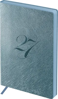 Ежедневник BG Shine. Cobalt 2027г / DdА6+_68163 (176л, серый/голубой)