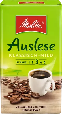 Кофе молотый Melitta Auslese Klassisch-Mild (500г)