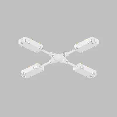 Коннектор для шинопровода Denkirs Smart Hide / TR2116-WH