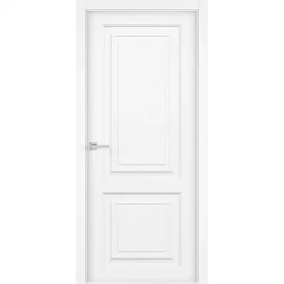 Дверь межкомнатная Эмалит Альба 02 ПГ 70x200 (эмаль белая)