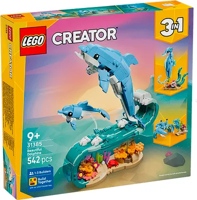 Конструктор Lego Creator Морские животные: прекрасные дельфины 31385