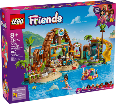 Конструктор Lego Friends Семейный пляжный курорт 42673