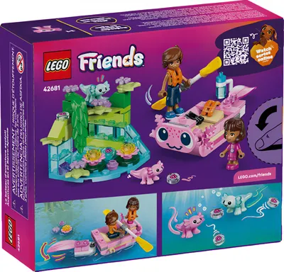Конструктор Lego Friends Лодка Приключения аксолотля 42681