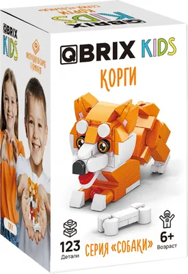 Конструктор QBRIX Kids Собаки. Корги 32013