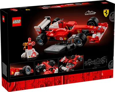 Конструктор Lego Icons Ferrari F2004 и Михаэль Шумахер 11375