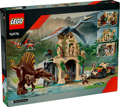 Конструктор Lego Jurassic World Воздушная миссия: спинозавр и кетцалькоатль 76976