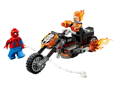 Конструктор Lego Marvel Super Heroes Человек-паук против Призр. гонщика на мотоц. (76335)