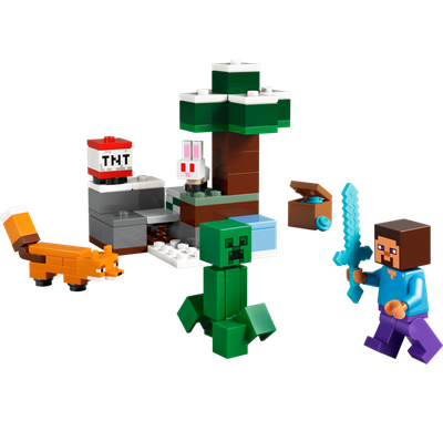 Конструктор Lego Minecraft Приключение Стива в тайге 21583