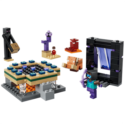 Конструктор Lego Minecraft Путешествие к порталам Нижнего мира и Энда 21584
