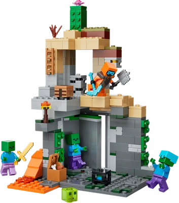 Конструктор Lego Minecraft Подземелье зомби 21587