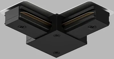Соединитель для трековой системы Denkirs DK Track Black TR1102-BK