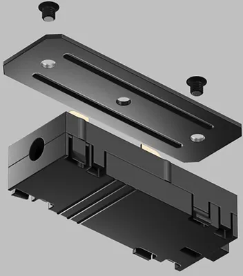 Коннектор для шинопровода Denkirs Smart Base TR2101-BK