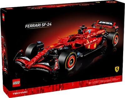 Конструктор Lego Technic Болид Ferrari SF-24 F1 42207