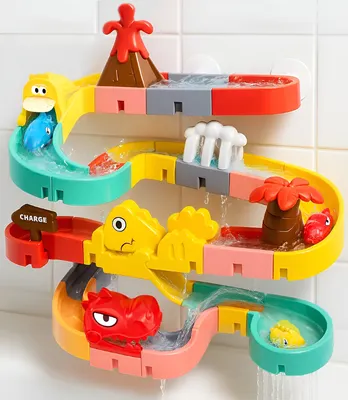 Игра для ванной Om&Mom Водные горки Дино / 40628