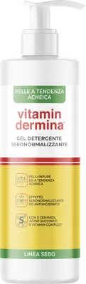 Гель для умывания Vitamin Dermina Sebo Себонормализующий (240мл)
