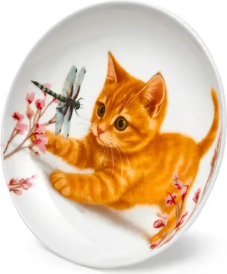 Тарелка закусочная (десертная) Fissman Cats 16151