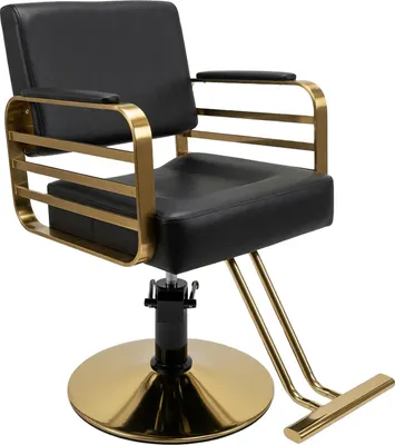 Кресло парикмахерское Stellar Limited Reshable Barber chair / DK-68166 (черный)