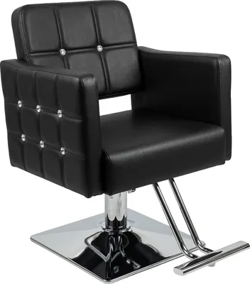 Кресло парикмахерское Stellar Limited Reshable Barber Chair / DK-68145 (черный)