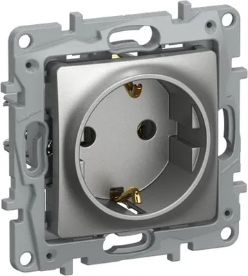Розетка IEK Ieketika 6724211 (алюминий)