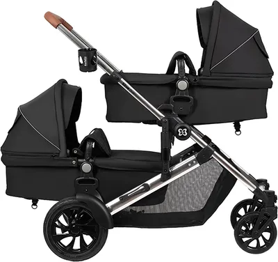 Детская универсальная коляска Farfello Silva Duo / SD-5 (черный)