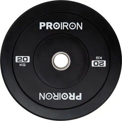 Диск для штанги Proiron Обрезиненный d51мм 20кг / ОД12051
