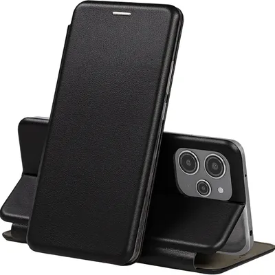 Чехол-книжка Zibelino Book для Xiaomi Redmi 12 4G / ZB-XIA-RDM-12-BLK (черный)