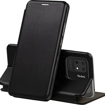 Чехол-книжка Zibelino Book для Xiaomi Redmi 10C 4G / ZB-XIA-RDM-10C-BLK (черный)