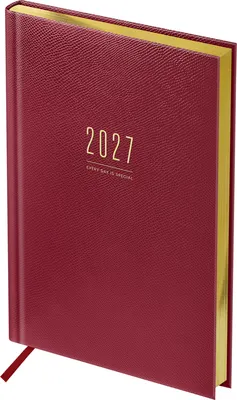 Ежедневник BG Dallas 2027г / DdА4_68061 (176л, темно-красный)