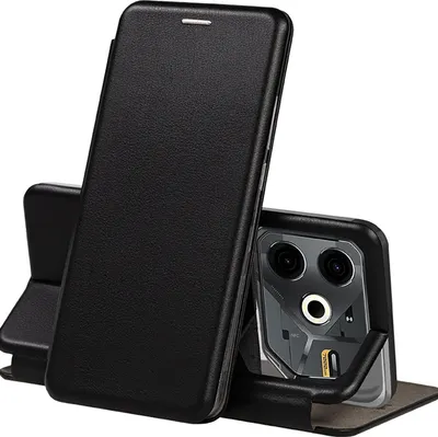 Чехол-книжка Zibelino Book для Tecno Pova 6 Neo 4G / ZB-TCN-P6-NEO-BLK (черный)