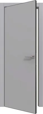 Дверь межкомнатная Юни Prime Line 0 ПЭТ G ABS 80х200 (Grey Silk)