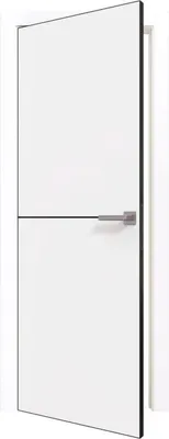 Дверь межкомнатная Юни Prime Line 3 ПЭТ G ABS 80х200  (White Silk)