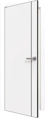 Дверь межкомнатная Юни Prime Line 1 ПЭТ G ABS 90х200  (White Silk)