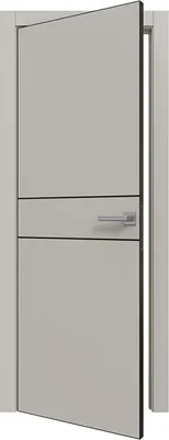 Дверь межкомнатная Юни Prime Line 2 ПЭТ G ABS 90х200  (Cream Silk)