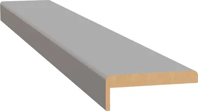 Наличник Юни ПЭТ G 23x90/10x2200 телескопический (Grey Silk)
