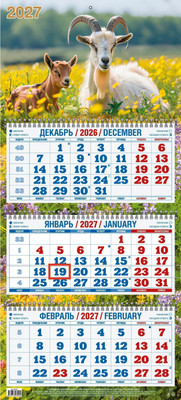 Календарь настенный Атберг 98 Символ года. 2027 год / 4527014