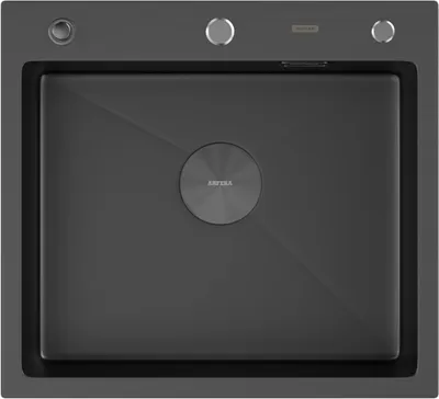 Мойка кухонная Arfeka ECO AR 55x50 Pop-UP Black PVD Nano