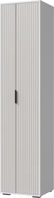 Шкаф-пенал Кортекс-мебель Лара Рим ШП1-45 (белый матовый/персидский жемчуг)