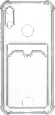 Чехол-накладка Zibelino Silicone Card Holder Honor 8A/8A Prime/8A Pro/Y6/ZSCH-HUA-8A-TRN