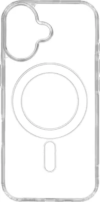 Чехол-накладка Zibelino MagSafe для Apple iPhone 16 / ZMS-APL-16-TRN (прозрачный)