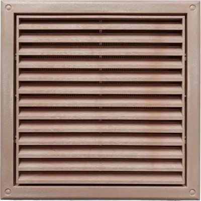 Решетка вентиляционная Vents МВ 120с (светлый дуб)