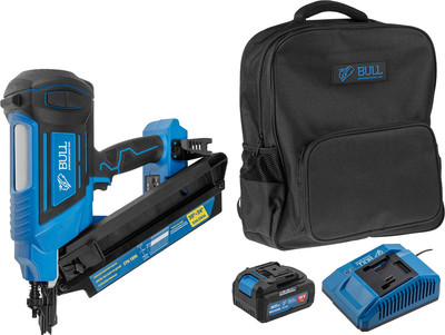 Аккумуляторный гвоздезабиватель Bull CFN 1890 XLTpro Set / 2335265 (90мм)