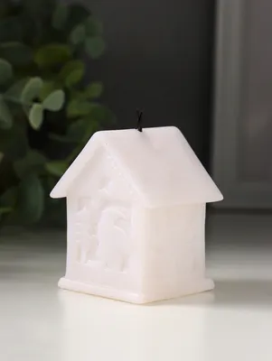 Световая фигурка Luazon Lighting Домик белый / 10974566