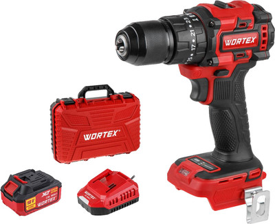 Аккумуляторная дрель-шуруповерт Wortex BD 2030-1 Li Xlt Set (2329201)