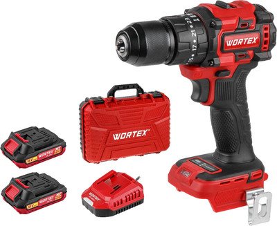 Аккумуляторная дрель-шуруповерт Wortex BD 2030-1 Li Xlt Set (2329200)