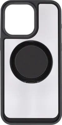 Чехол-накладка Zibelino Ring Stand 360° для Apple IPhone / ZRS-APL-15-PRO-MAX-360-GRY (серый)