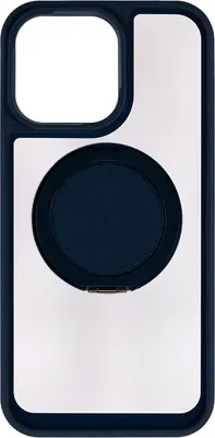 Чехол-накладка Zibelino Ring Stand 360° для Apple IPhone / ZRS-APL-15-PRO-MAX-360-BLU (синий)