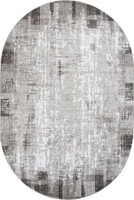 Ковер Merinos Silver F396-OVAL-GRAY (3x4)