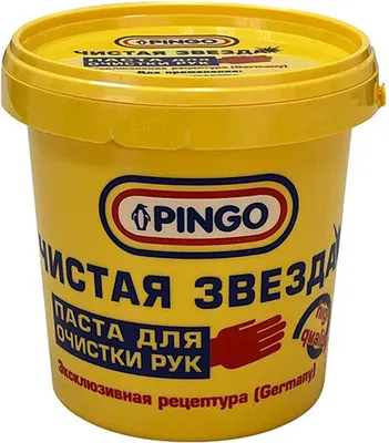 Очиститель для рук Pingo Чистая звезда паста / 652426 (1л)