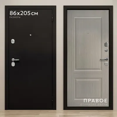 Входная дверь Guard 6 205x86 (правая, бежевый клен)