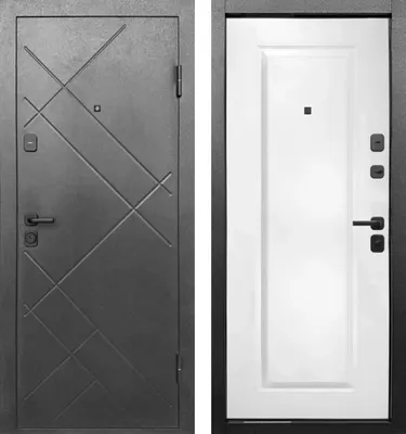 Входная дверь Guard 7 205x86 (правая, штамп букле графит)